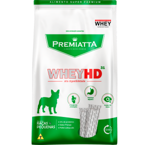 Ração Premiatta WheyHD 31 Para Cães Adultos de Raças Pequenas 3kg