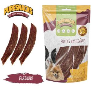  Petisco PureSnacks Filezinho Carne  para Cães