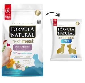 Ração Fórmula Natural Fresh Meat Filhote Cachorro Mini e Pequeno Frango - 500g