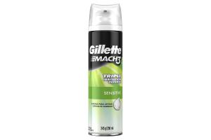 Espuma de Barbear Gillettte Mach 3 Sensitive