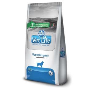 Ração Farmina Vet Life Natural Hypoallergenic para Cães Adultos Raças Medias e Grandes  10.1kg