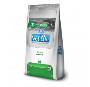 Ração Farmina Vet Life Natural Feline Renal Para Gatos 2kg