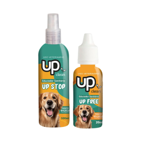 Educador Sanitário Up Stop 500ml E Up Free 20ml Up Clean -  Xixi Não/Xixi Aqui